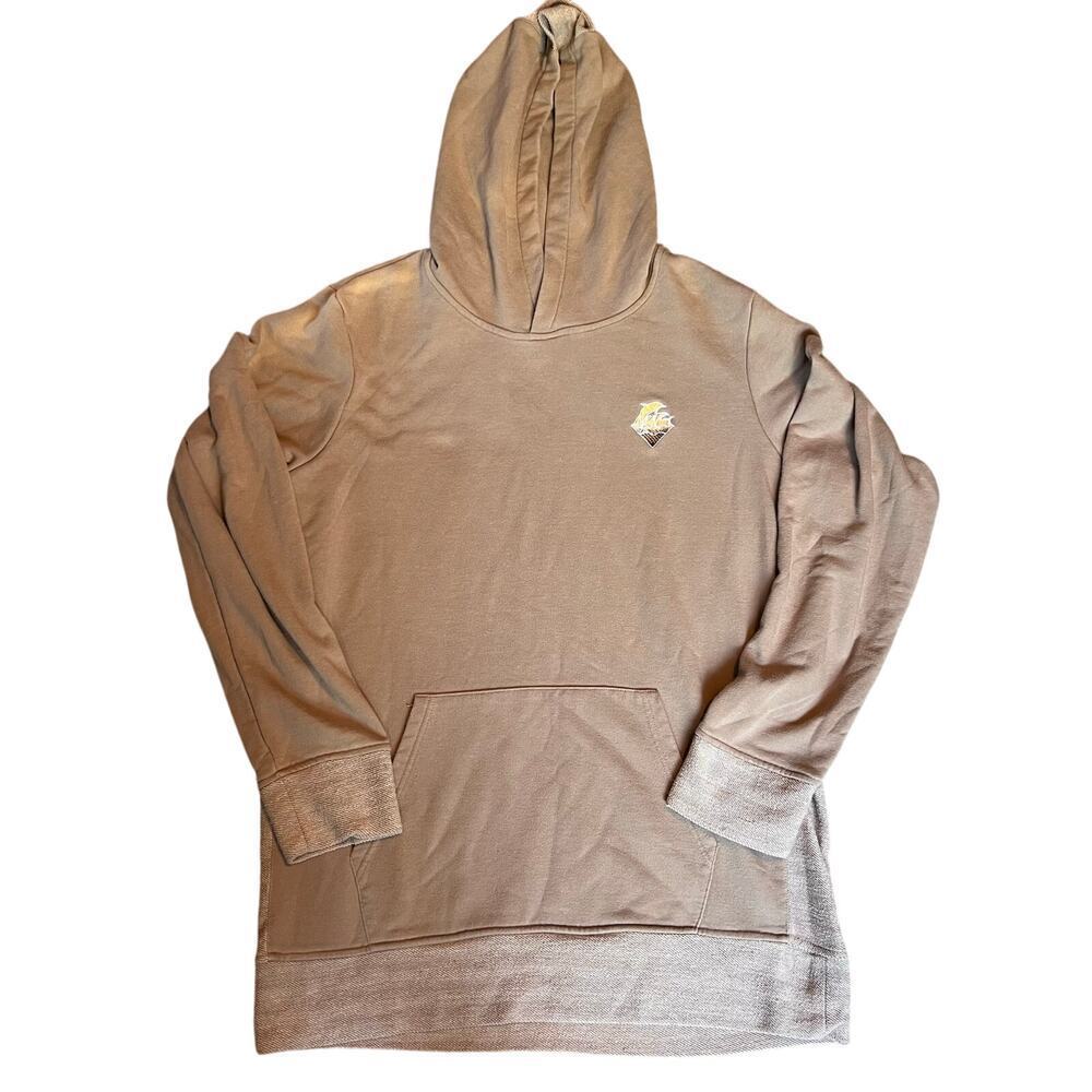 Pink Dolphin Brown Graphic Sweatshirt Pullover Hoodie Size XL